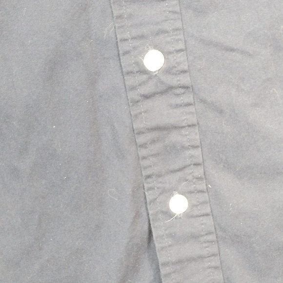 U.S.Polo Assn men's navy blue long sleeved button down shirt size medium - Picture 5 of 10
